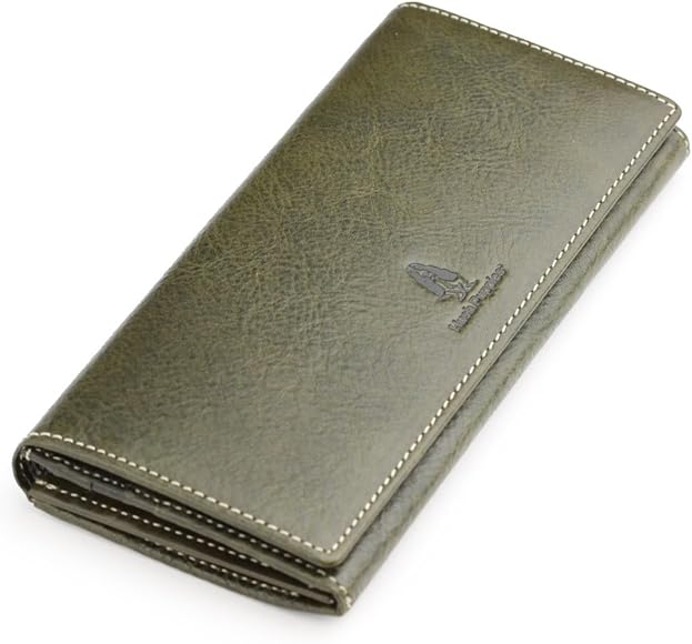 [ハッシュパピー] イタリアンレザー 牛革 長財布